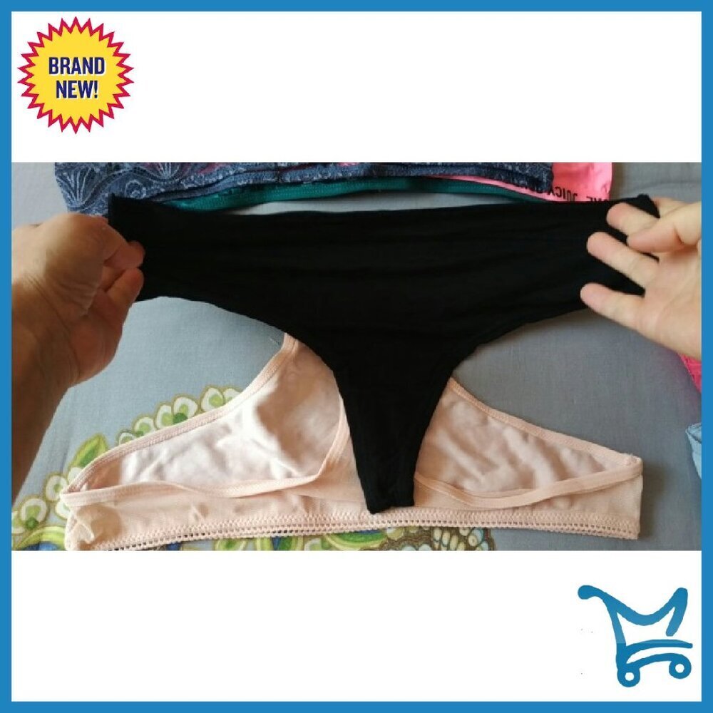 24-Pack Women's Cotton Thongs G-Strings Assorted Styles US Sizes - Picture 8 of 8